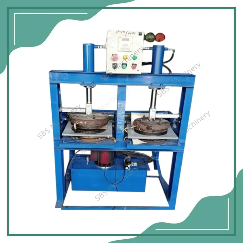 SBS-HY-M-03 Semi-Automatic Double Die Double Cylinder Paper Plate Machine